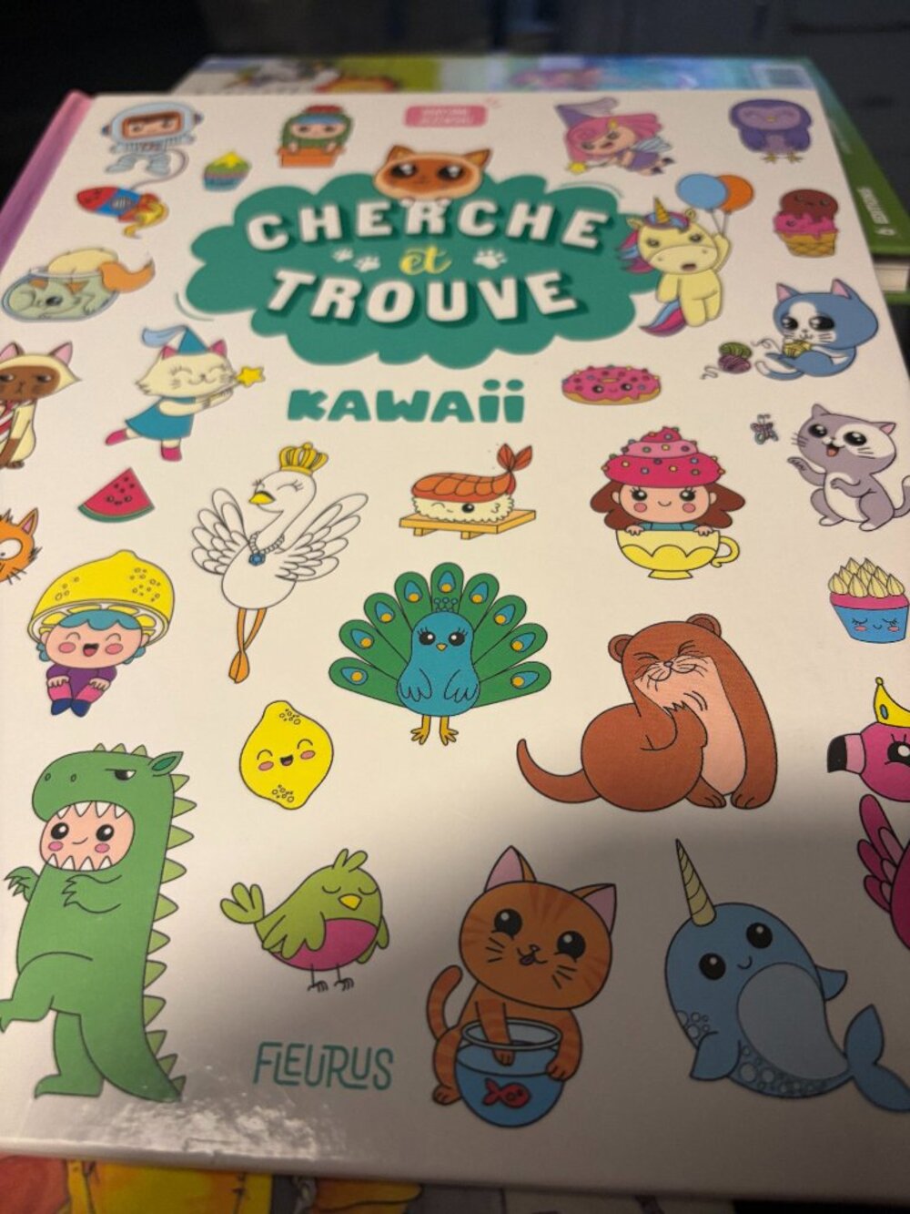 📚 FRENCH Immersion Kids Book: Cherche et Trouve KAWAII (Search and Find)